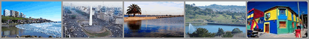 Mar del Plata - Ciudad Autonoma de Buenos Aires - Junin - Tandil - La Boca